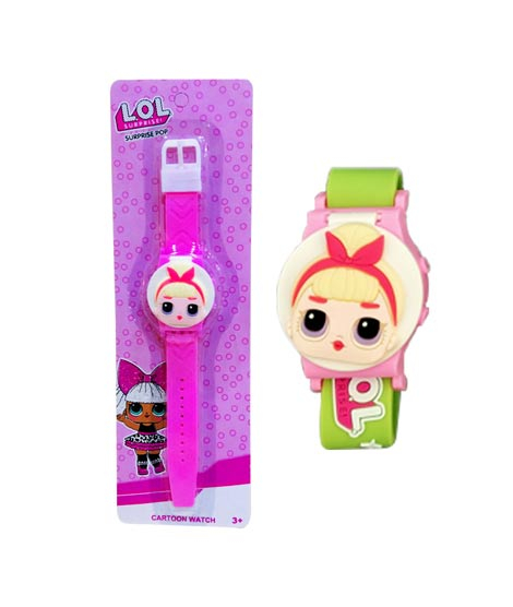 iShopping - Planet X LOL Wrist Watch For Girls - Pink (PX-11509)