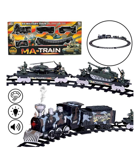iShopping - Planet X Military Electric Train With Circle Track (PX-11694)