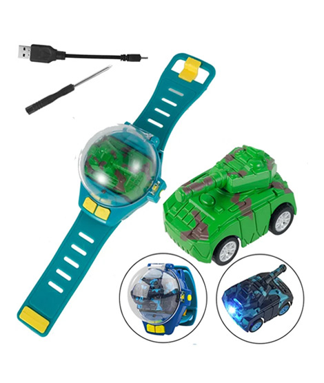 iShopping - Planet X Mini Watch Remote Control Tank Multicolor (PX-11677)