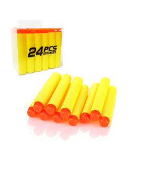 iShopping - Planet X Nerf Soft Foam Darts - 24 Pcs - Yellow (PX-11427)