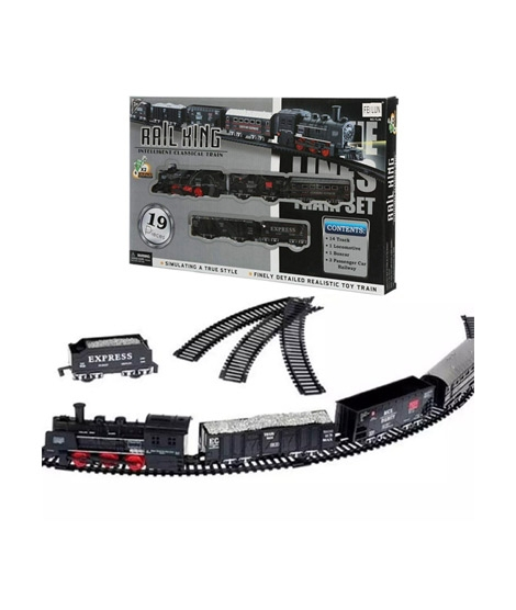 iShopping - Planet X Rail King Classic Train 19 Pcs Set (PX-11154)