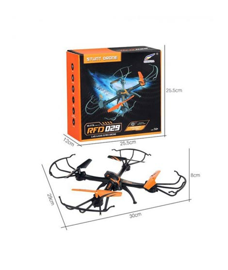 iShopping - Planet X RFD 029 Stunt Quadcopter Drone Black (PX-9931)