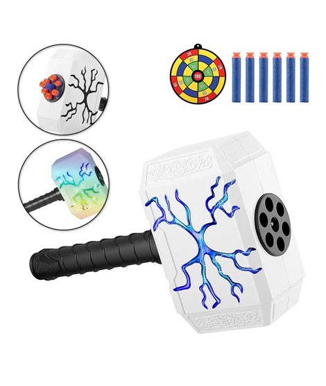 iShopping - Planet X Thor Hammer Darts Shooter With 6 Darts (PX-11674)