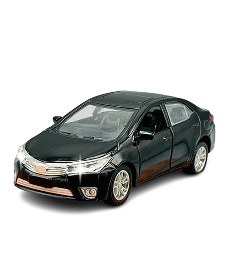 iShopping - Planet X Toyota Corolla Grande Metal Model Car Black (PX-11926)