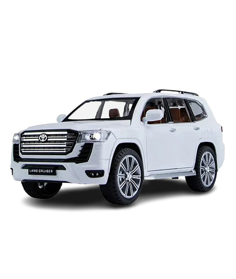 iShopping - Planet X Toyota Land Cruiser V8 Model Car White (PX-11922)