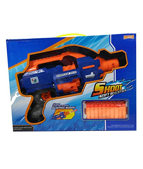 iShopping - Planet X 10 Dart Rapid Fire Nerf Gun (PX-9800)
