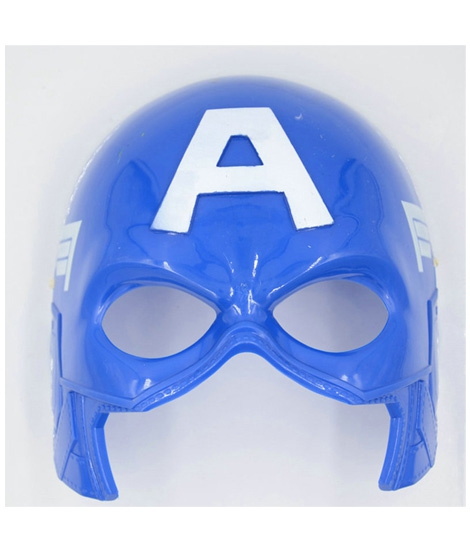 iShopping - Planet X Captain America Plastic Mask For Kids Blue (PX-9627)