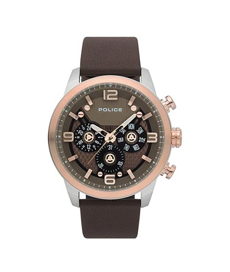 iShopping - Police Bevilles Key Men's Watch Brown (15415JSTR/12)