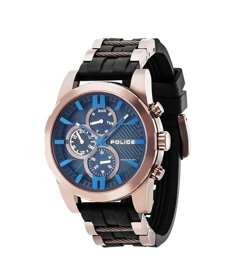 iShopping - Police Matchcord Analog Men's Watch Black (14541JSBN/02P)