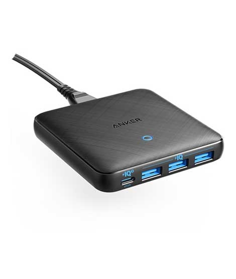 iShopping - Anker PowerPort Atom III Slim 4 Port Charger (A2045L11)