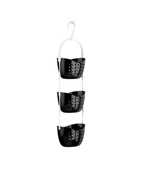 iShopping - Premier Home 3 Tier Black Shower Caddy (1601485)