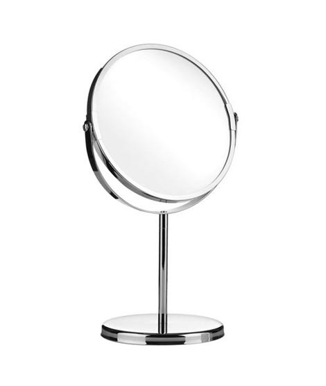 iShopping - Premier Home Chrome Small Swivel Mirror (1600569)