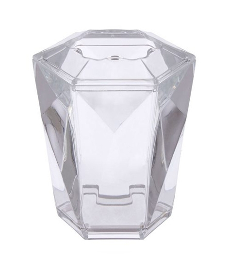 iShopping - Premier Home Dow Clear Acrylic Toothbrush Holder (1601737)