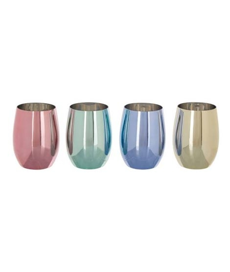 iShopping - Premier Home Mimo Assorted Colors Tumblers 4 Piece (1405412)