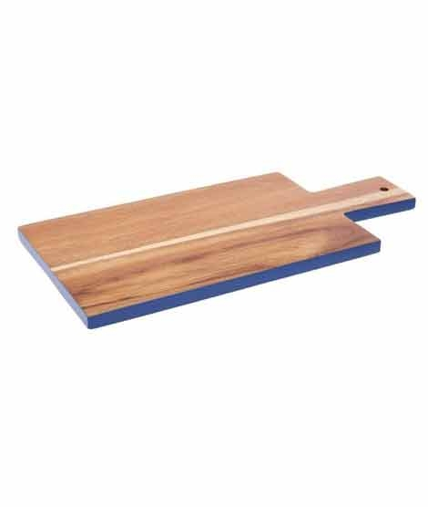 iShopping - Premier Home Socorro Rectangular Blue Edge Chopping Board (1104703)