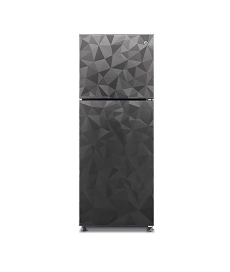 iShopping - PEL Glass Door Freezer-on-Top Refrigerator 8 Cu Ft Grey Prism (PRGD-2200)