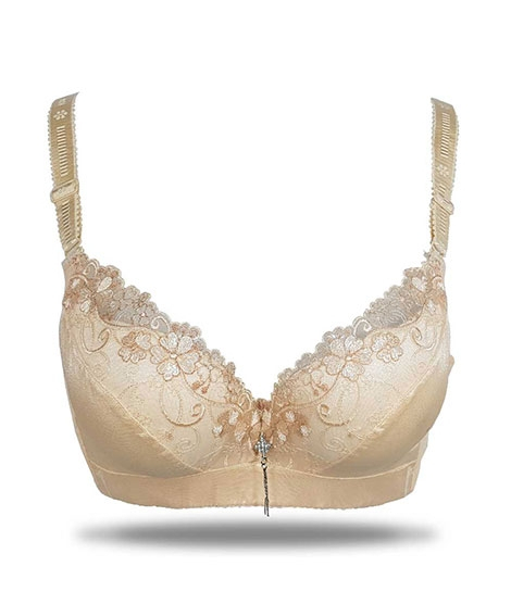 iShopping - Purple Bag Fancy Double Padded Wired less Bra For Women (OFW0032)