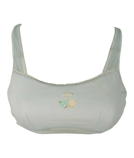 iShopping - Purple Bag Fancy Non Padded Wireless Bra For Women (0006)