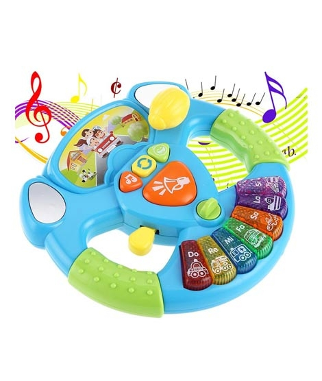 iShopping - Planet X Intelligent Musical Steering Wheel With Lights & Sounds (PX-11327)