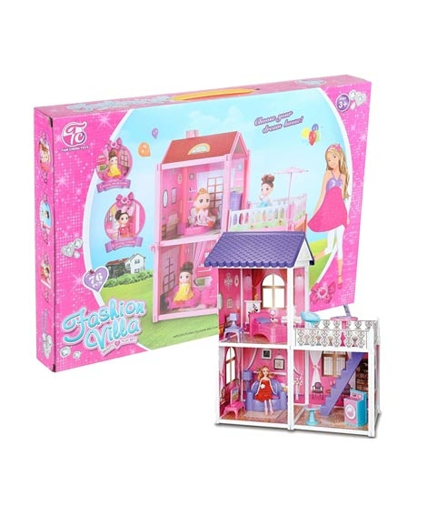 iShopping - Planet X Creative Fashion Villa Doll House With Doll & Furniture (PX-11343)