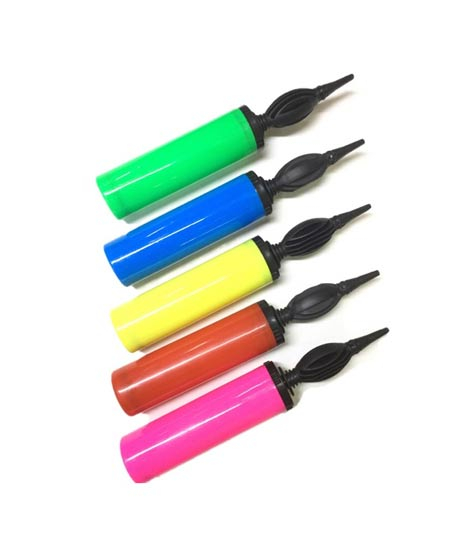 iShopping - Planet X Mini Plastic Balloon and Inflatable Pump Multicolor (PX-10881)