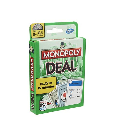 iShopping - Planet X Hasbro Monopoly Deal Playing Cards Game (PX-10909)