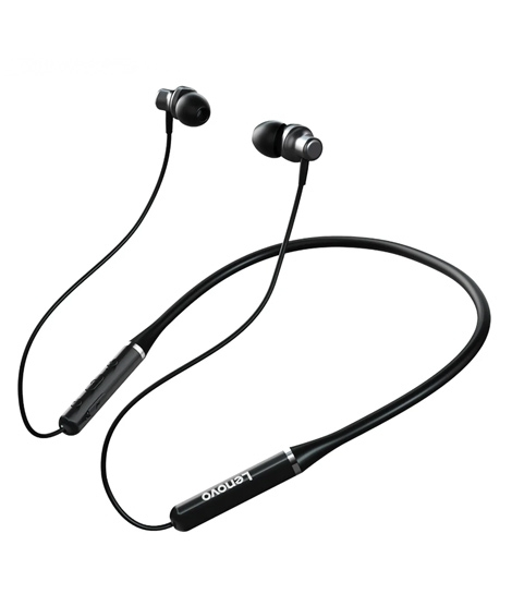 iShopping - Lenovo Neckband Bluetooth Headset Black (QE03)