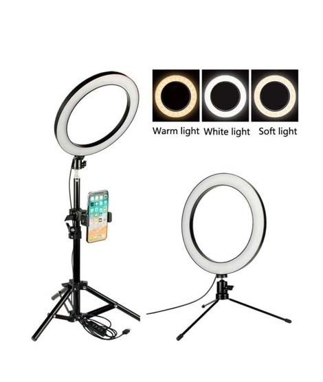 iShopping - Quality Fabric Ring Light 26cm LED For Photography & Video Tiktok