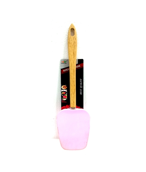 iShopping - Quickshopping Silicone Spatula With Wooden Handle (1515)