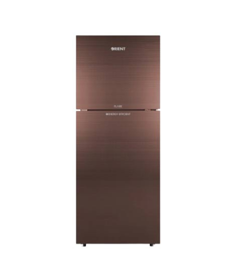 iShopping - Orient Flare 500 Freezer-On-Top Inverter Refrigerator 17 Cu. Ft Grey-Radiant Lilac