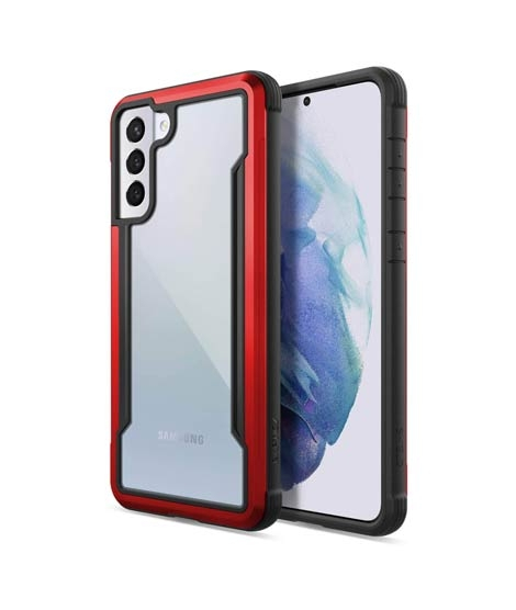 iShopping - Raptic Shield Shock Absorbing Protection For Galaxy S21 Plus Red