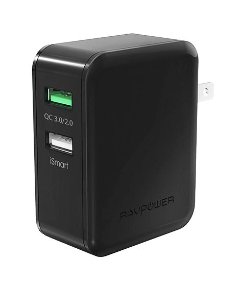 iShopping - RAVPower 30W Dual USB Charger with Quick Charge 3.0 (RP-PC006)