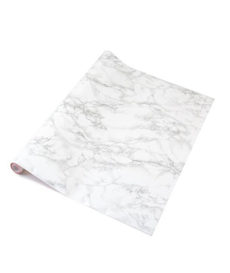 iShopping - Raza Shop Self Adhesive Marble Sheet For Kitchen - White 