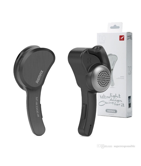 iShopping - Remax Bluetooth Wireless Headset Black (RB-T10)