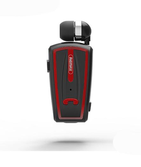 iShopping - Remax Collar Clip-On Stereo Bluetooth Headset Red (RB-T12)