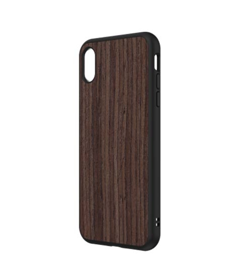iShopping - Rhinoshield Solidsuit Dark Walnut / Black Case For iPhone XS MAX