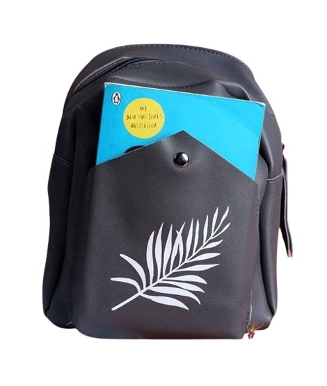 iShopping - Rangoon Leaf Mini Backpack For Women Grey