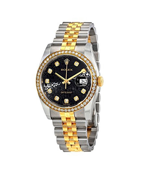 iShopping - Rolex Datejust 36 Automatic Men's Watch Yellow Gold (116243BKJRJ)
