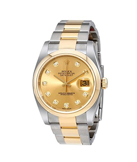 iShopping - Rolex Datejust 36 Automatic Men's Watch Yelow Gold (116203CDO)