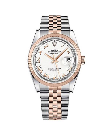 iShopping - Rolex Datejust 36 Men's Watch Rose Gold (116231-WHTRJ)
