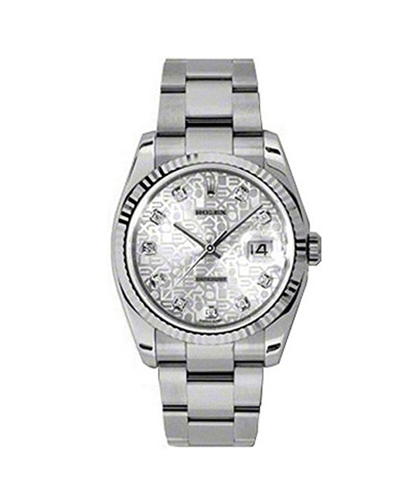 iShopping - Rolex Datejust 36 Men's Watch Silver (116243-63603-32)