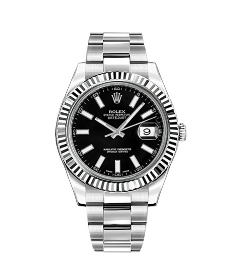 iShopping - Rolex Datejust II 41 Men's Watch Silver (116334-BLKSFO)