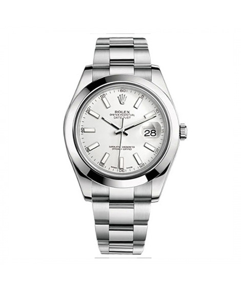 iShopping - Rolex Datejust II Men's Watch Silver (116300WSO)