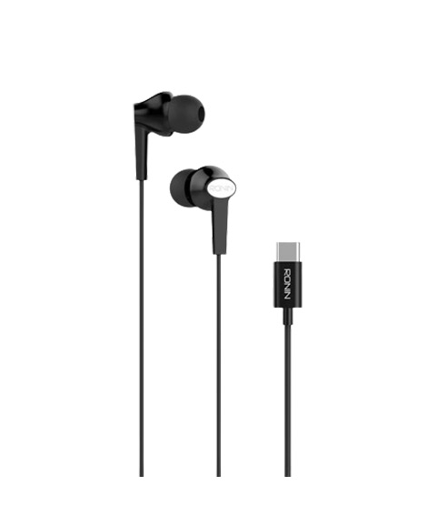 iShopping - Ronin Audio Experience Type C Handsfree - Black (R-29)