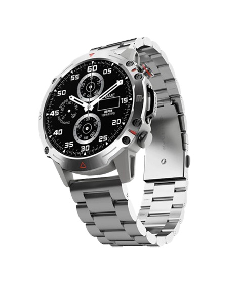 iShopping - Ronin Luxe Smart Watch (R-012)-Silver