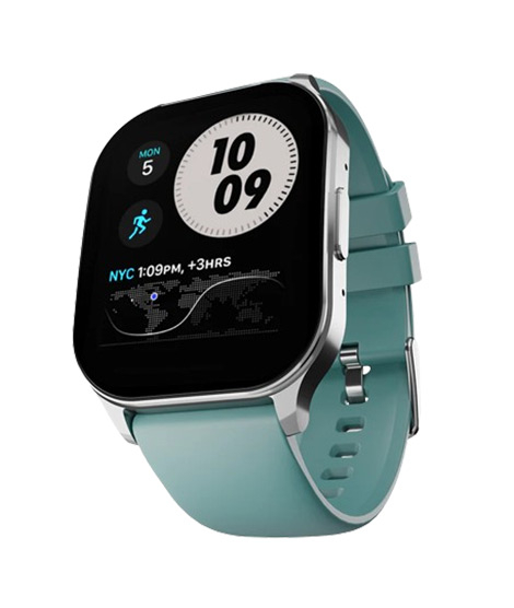 iShopping - Ronin Smart Watch With Silver Dial (R-07)-Teal