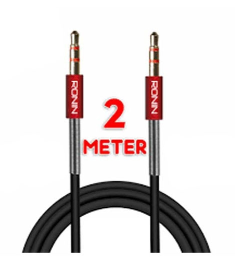 iShopping - Ronin 2m Aux Cable Black (R-800)