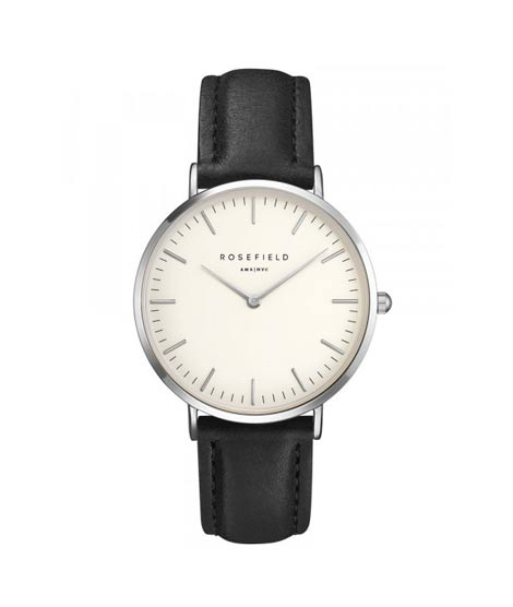 iShopping - Rosefield Classic Leather Unisex Watch Black (BWBLS-B2)