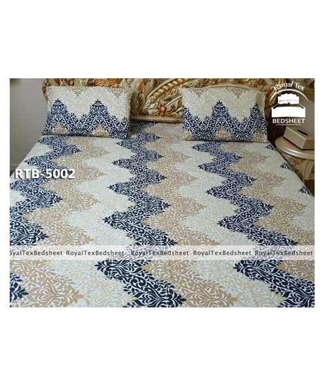 iShopping - Royal Tex Printed Double Bed Sheet (RTB-5002)