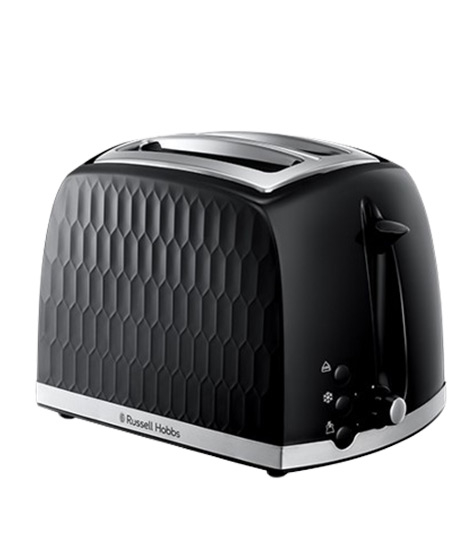 iShopping - Russell Hobbs Honeycomb 2 Slice Toaster (RU-26060)-Black